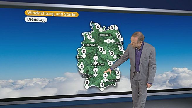 go to Das Wetter in Deutschland am 22. März 2016