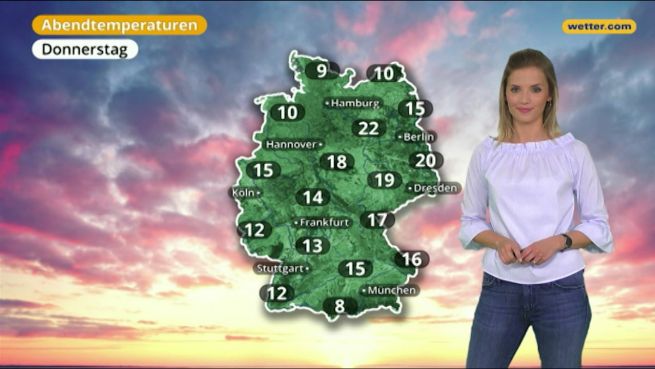 go to Das Wetter in Deutschland am 12. April 2018