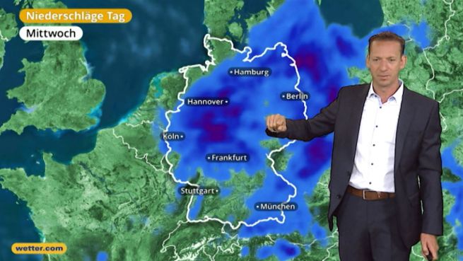 go to Das Wetter in Deutschland am 12. Juli 2017