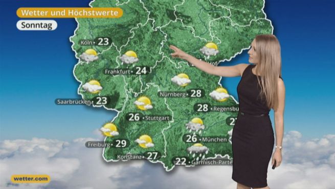 go to Das Wetter in Deutschland am 25. Juni 2017