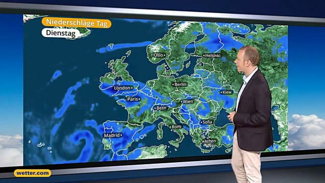 go to Das Wetter in Europa am 10. Mai 2016
