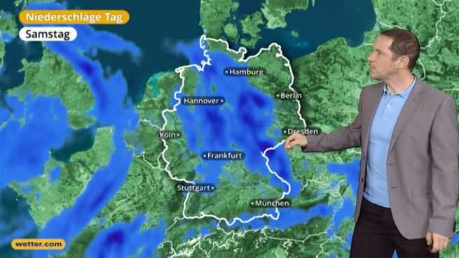 go to Das Wetter in Deutschland am 22. Juli 2017