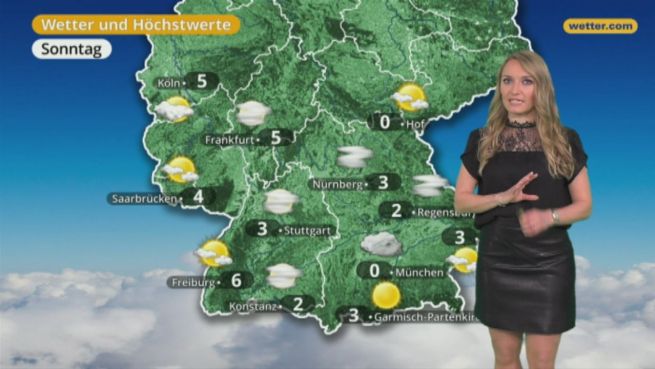 go to Das Wetter in Deutschland am 14. Januar 2018