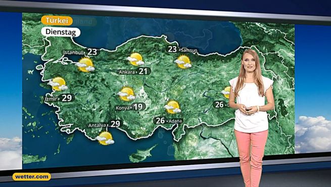 go to Das Wetter in Deutschland am 11. August 2016