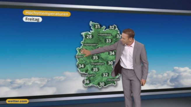 go to Das Wetter in Deutschland am 26. August 2016