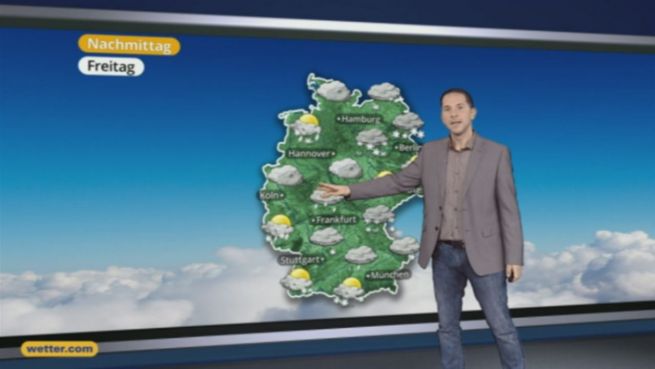go to Das Wetter in Deutschland am 13. Januar 2017