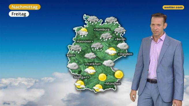 go to Das Wetter in Deutschland am 08. September 2017