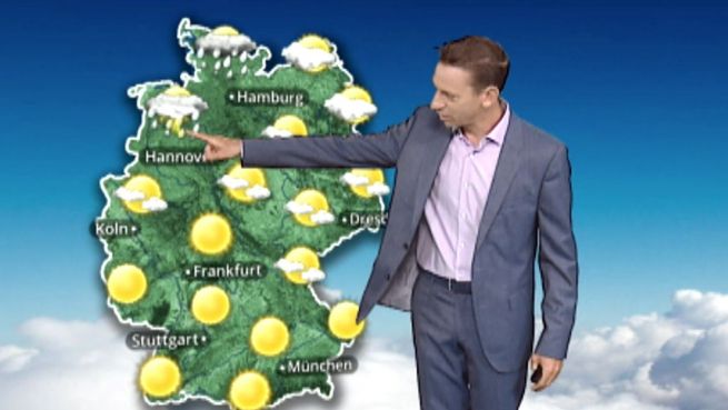 go to Das Wetter in Deutschland am 10. Juli 2016