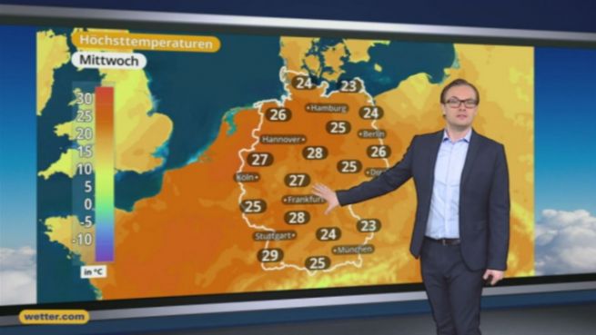 go to Das Wetter in Deutschland am 17. Mai 2017