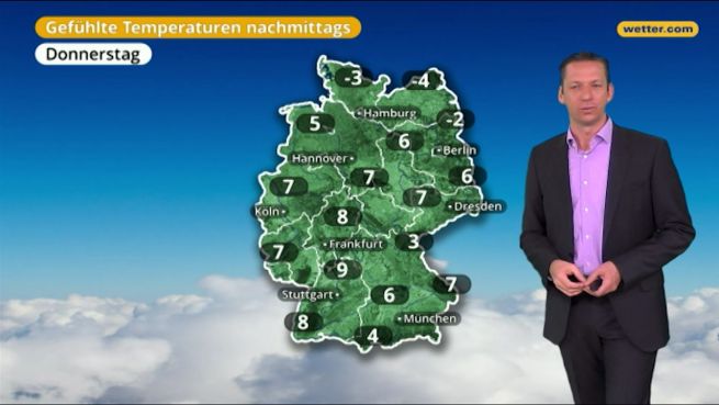 go to Das Wetter in Deutschland am 29. März 2018