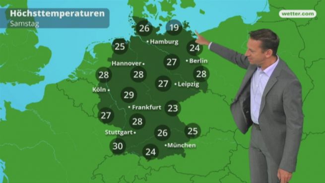 go to Das Wetter in Deutschland am 26. Mai 2018