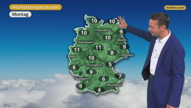 go to Das Wetter in Deutschland am 6. November 2017