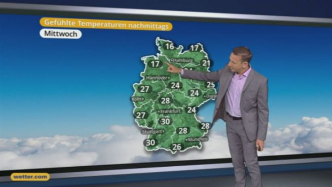 go to Das Wetter in Deutschland am 31. Mai 2017