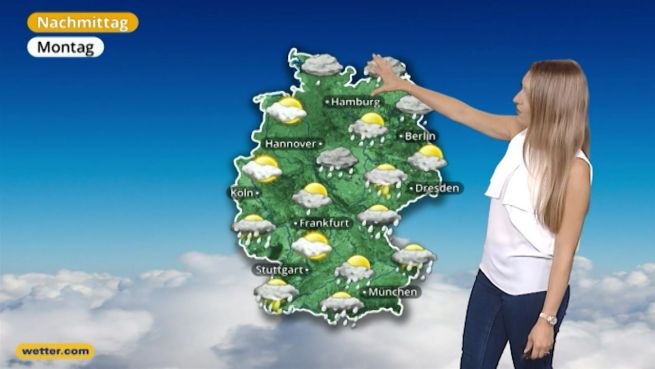 go to Das Wetter in Deutschland am 10. Juli 2017