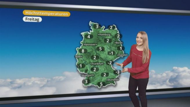 go to Das Wetter in Deutschland am 27. Januar 2017