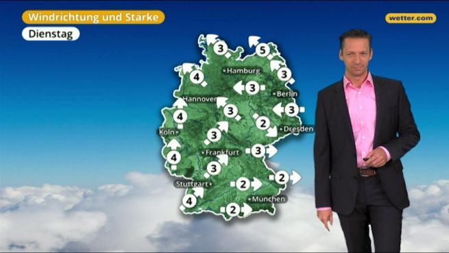 go to Das Wetter in Deutschland am 27. März 2018