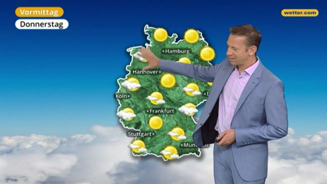 go to Das Wetter in Deutschland am 17. August 2017