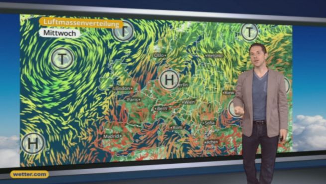 go to Das Wetter in Deutschland am 24. August 2016