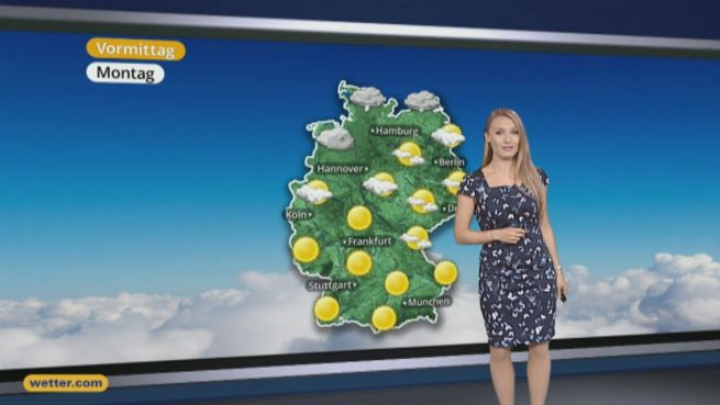 go to Das Wetter in Deutschland am 24. April 2017