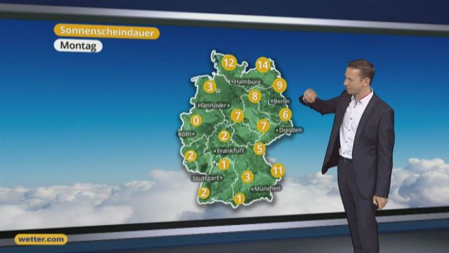 go to Das Wetter in Deutschland am 01. Mai 2017