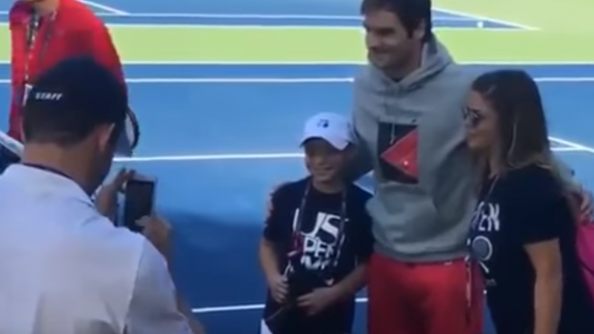 go to Federer trifft auf Bub